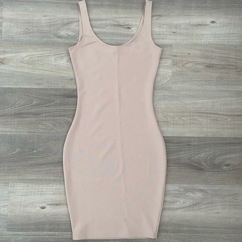 Nude Bodycon Dress